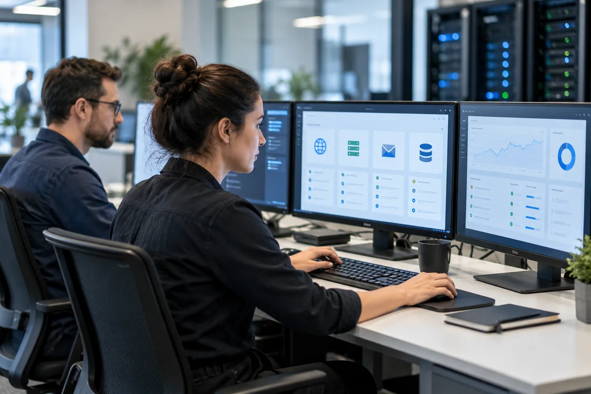 Hosting Kontrol Paneli gereksinimlerini değerlendiren uzman ekip